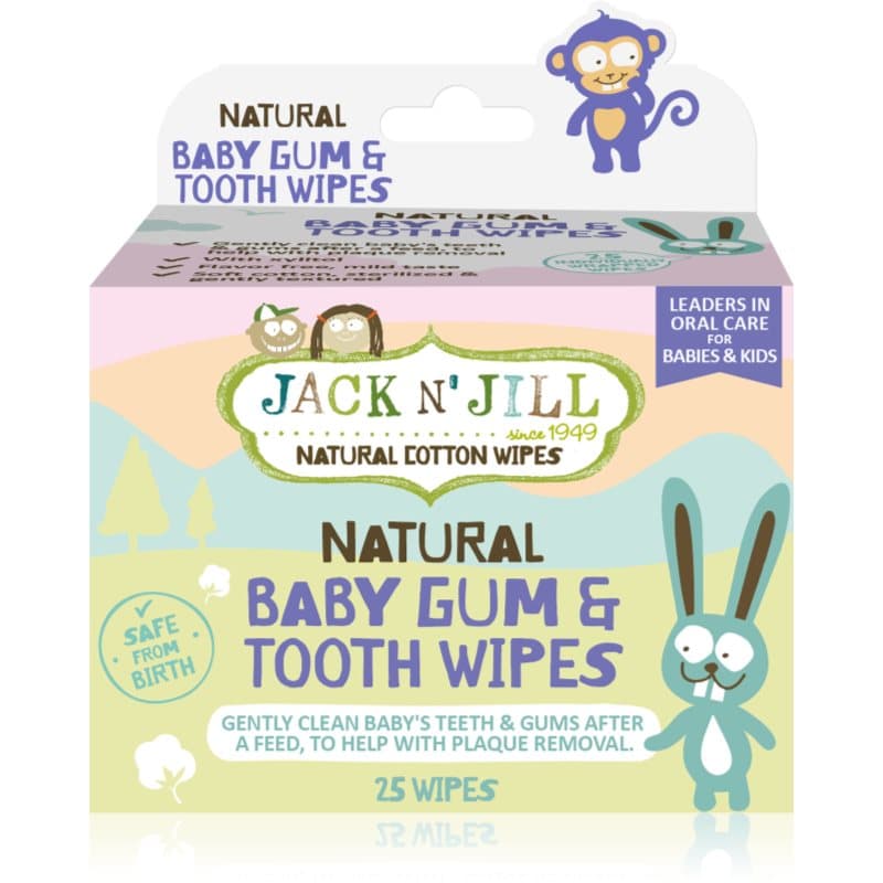 N’ Jill Natural chusteczki nawilżane chroniąca zęby i dziąsła