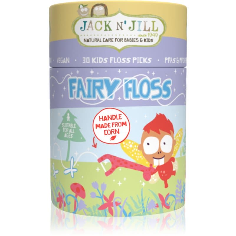N’ Jill Fairy Floss wykałaczki z nicią dentystyczną dla dzieci