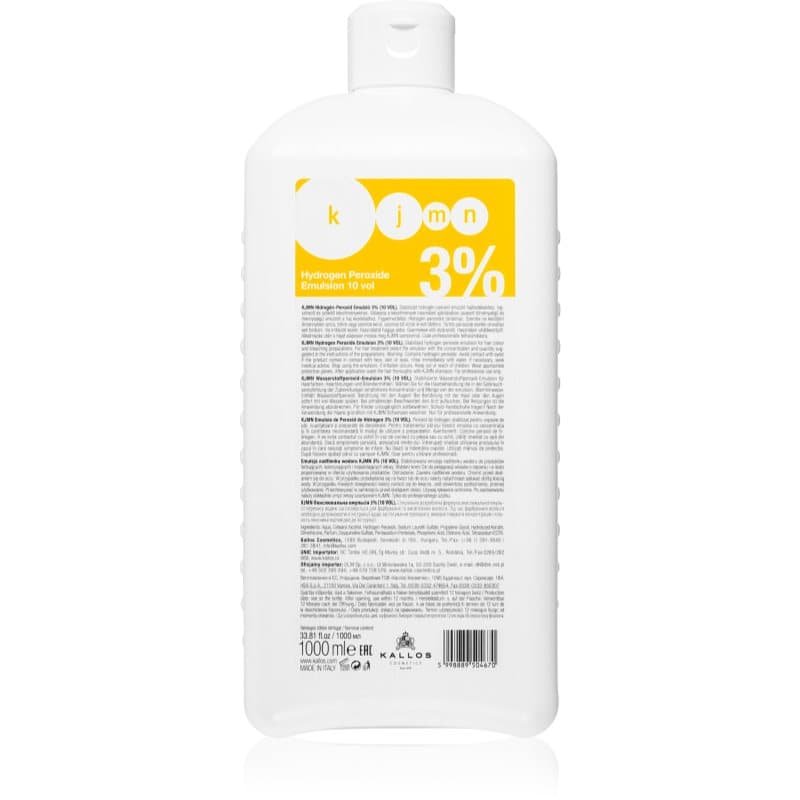 KJMN Professional Hydrogen Peroxide emulsja utleniająca 3% 10 vol. do profesjonalnego użytku