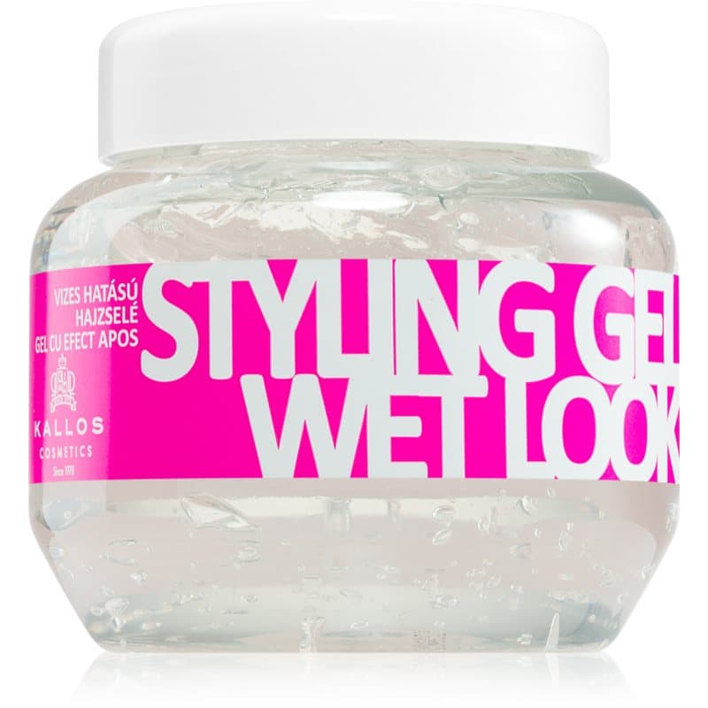 Kallos Classic Styling Gel żel do włosów z efektem mokrych włosów ultra silne utrwalenie Wet Look