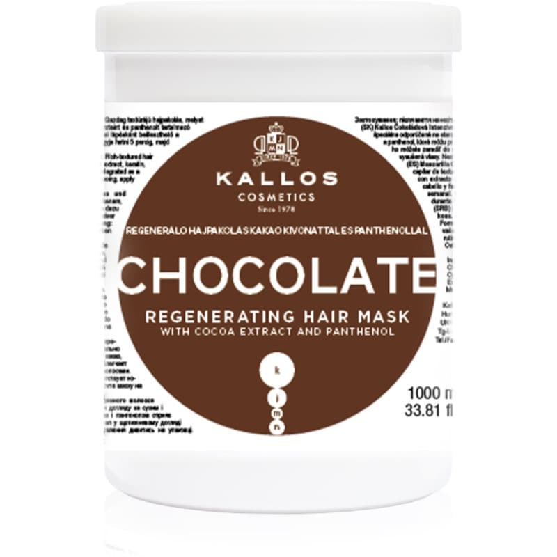 Kallos Classic Chocolate maseczka regenerująca do włosów suchych i zniszczonych