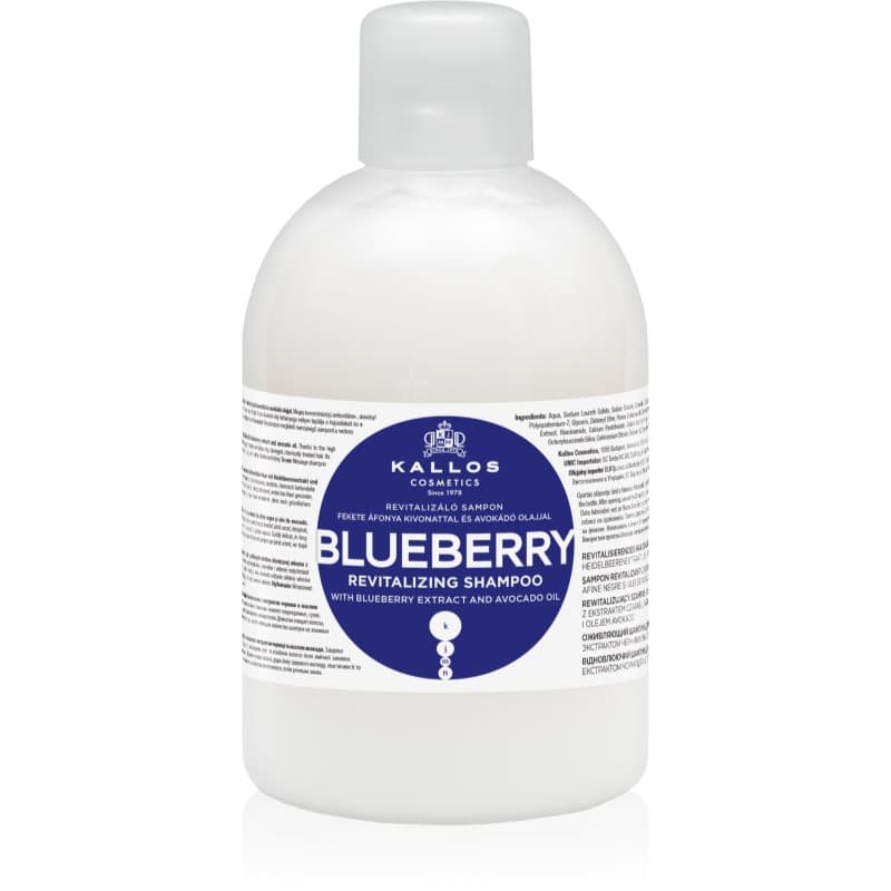 KJMN Professional Blueberry szampon odbudowujący włosy do włosów suchych, zniszczonych i po zabiegach chemicznych