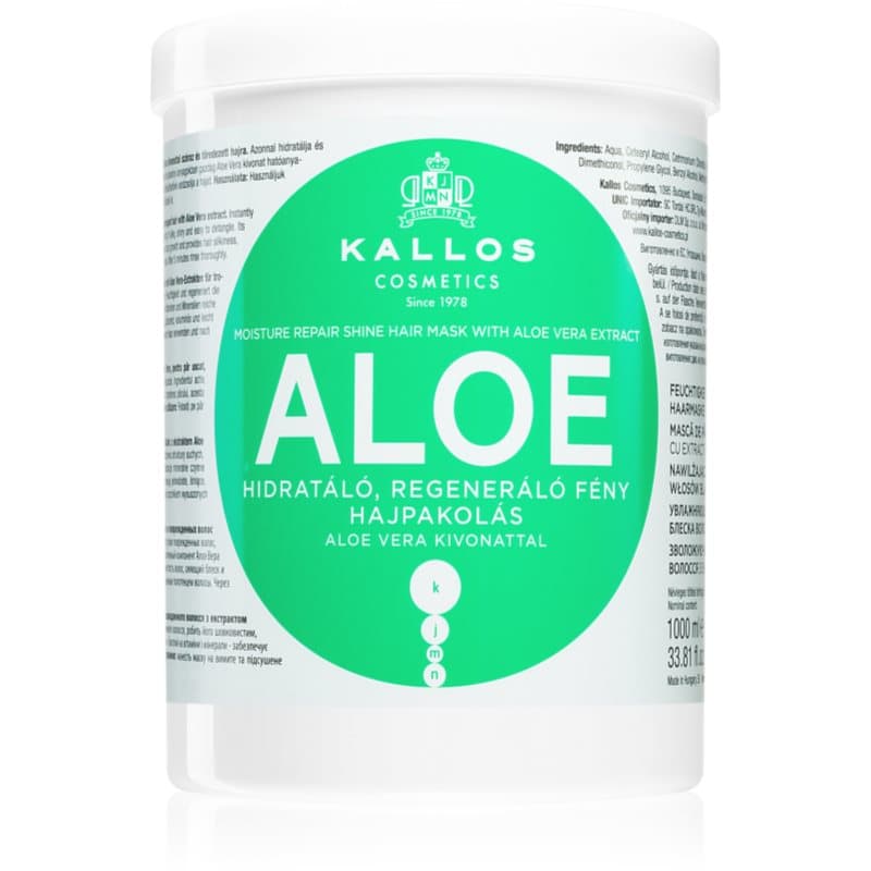 KJMN Professional Aloe maseczka nawilżająca z aloesem