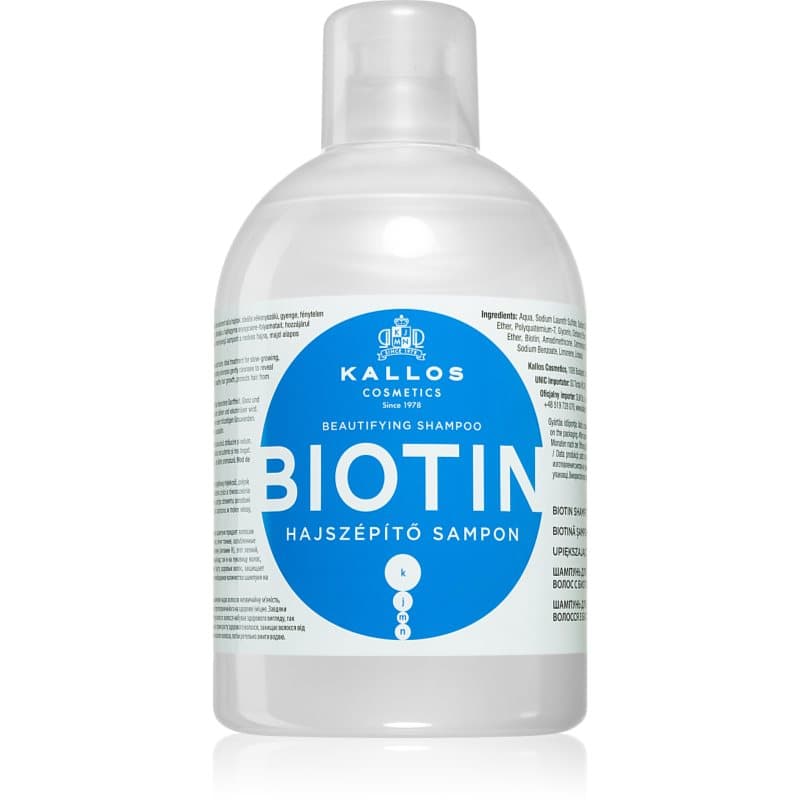 KJMN Professional Biotin szampon do cienkich, osłabionych i łamliwych włosów