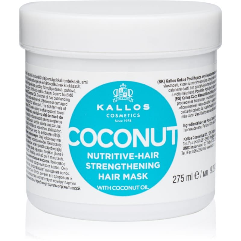 KJMN Professional Coconut maseczka odżywcza włosy słabe