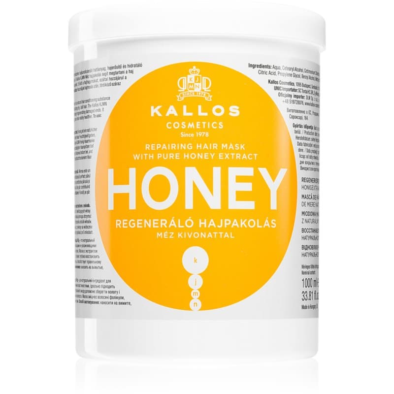KJMN Professional Honey intensywna maska nawilżająca do włosów suchych i zniszczonych