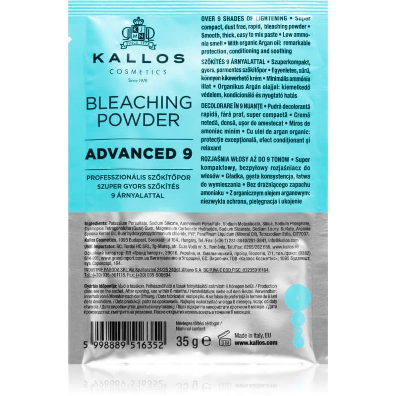 Bleaching Powder Advanced 9 puder rozświetlający i do pasemek