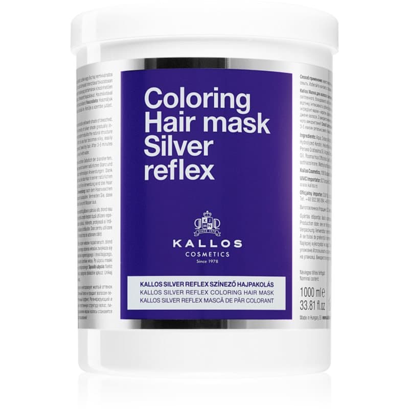 Coloring Hair Mask Silver Reflex maska do włosów neutralizująca żółtawe odcienie