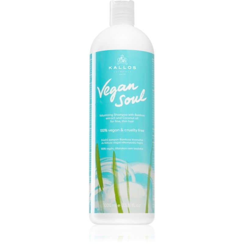 Vegan Soul Volumizing szampon na objętość dla słabych i wypadających włosów