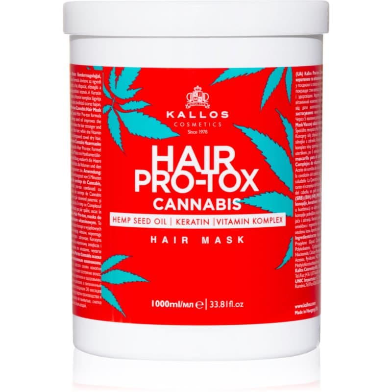 Hair Pro-Tox Cannabis regenerująca maska do włosów z olejkiem konopnym