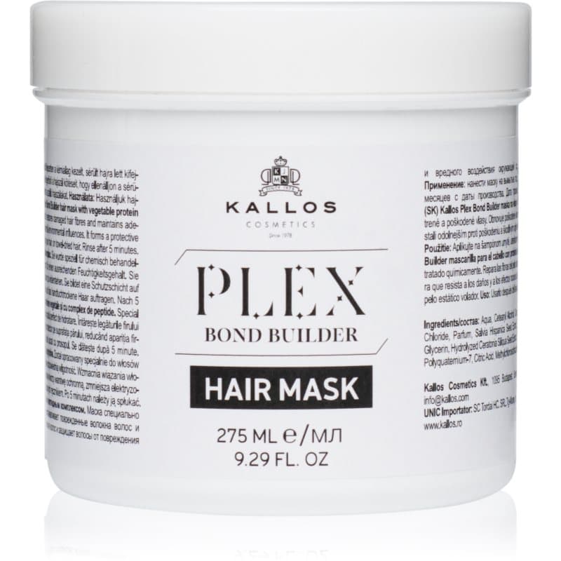 Plex Hair Mask maseczka regenerująca do włosów zniszczonych zabiegami chemicznymi