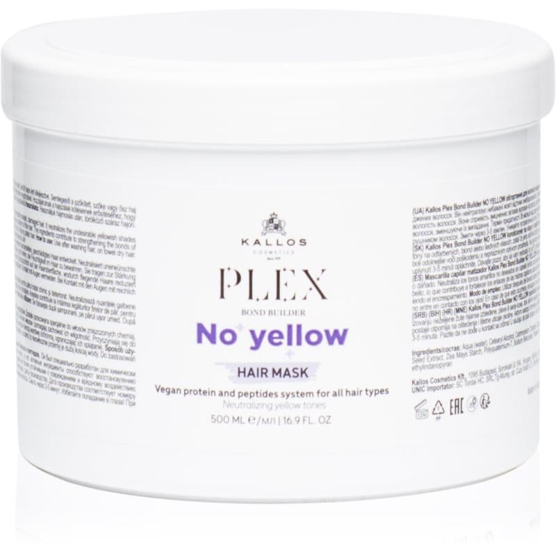Plex No Yellow maska do włosów neutralizująca żółtawe odcienie