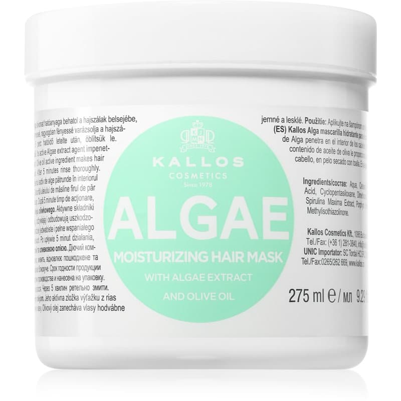 KJMN Professional Algae maseczka nawilżająca z wyciągiem z alg i olejem z oliwek