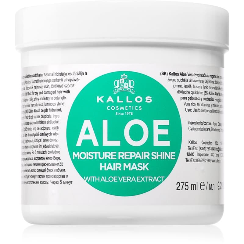 KJMN Professional Aloe maseczka nawilżająca z aloesem