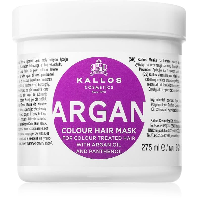 KJMN Professional Argan maska do włosów do włosów farbowanych