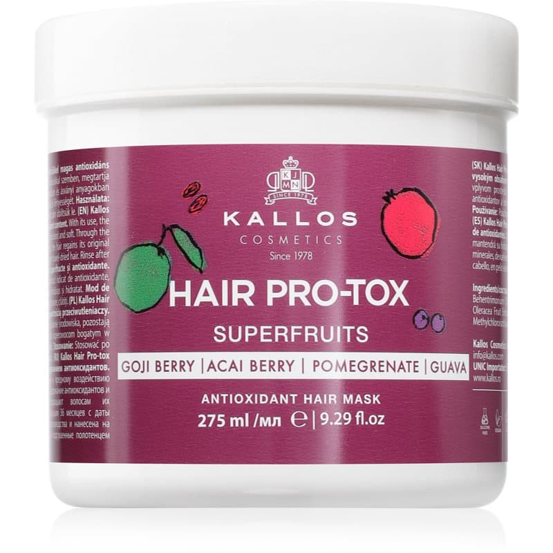 Hair Pro-Tox Superfruits maseczka regenerująca do włosów osłabionych, bez połysku