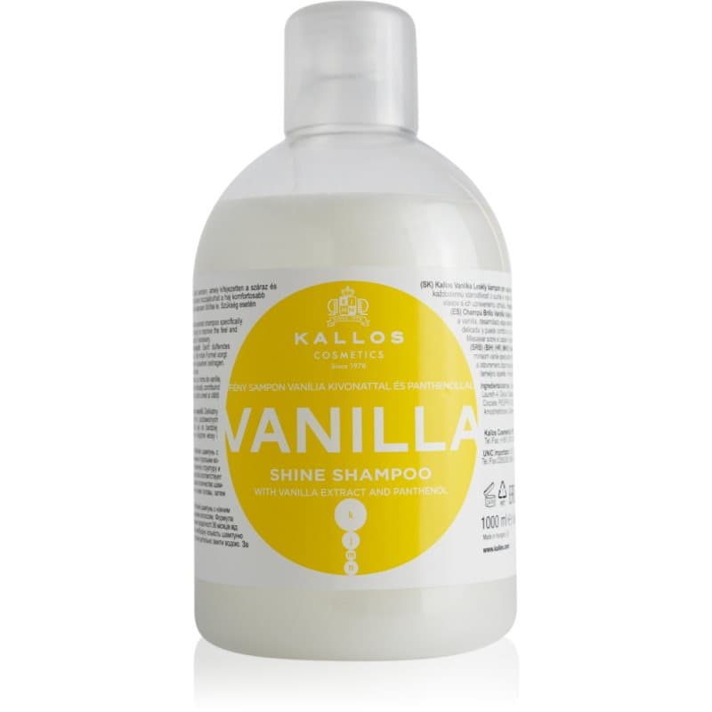 KJMN Professional Vanilla szampon rozświetlający do włosów suchych