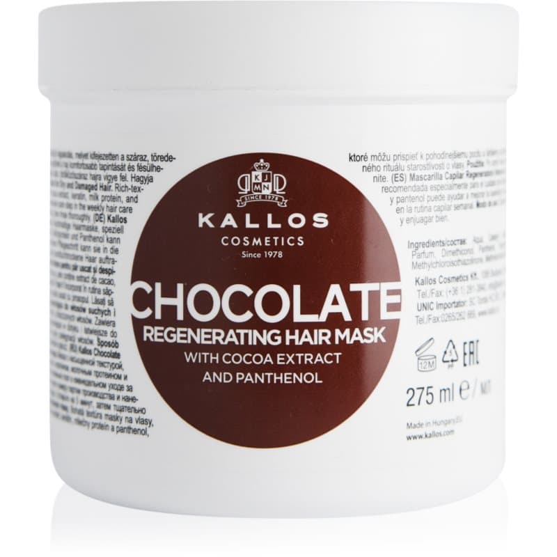 KJMN Professional Chocolate regenerująca maska do włosów
