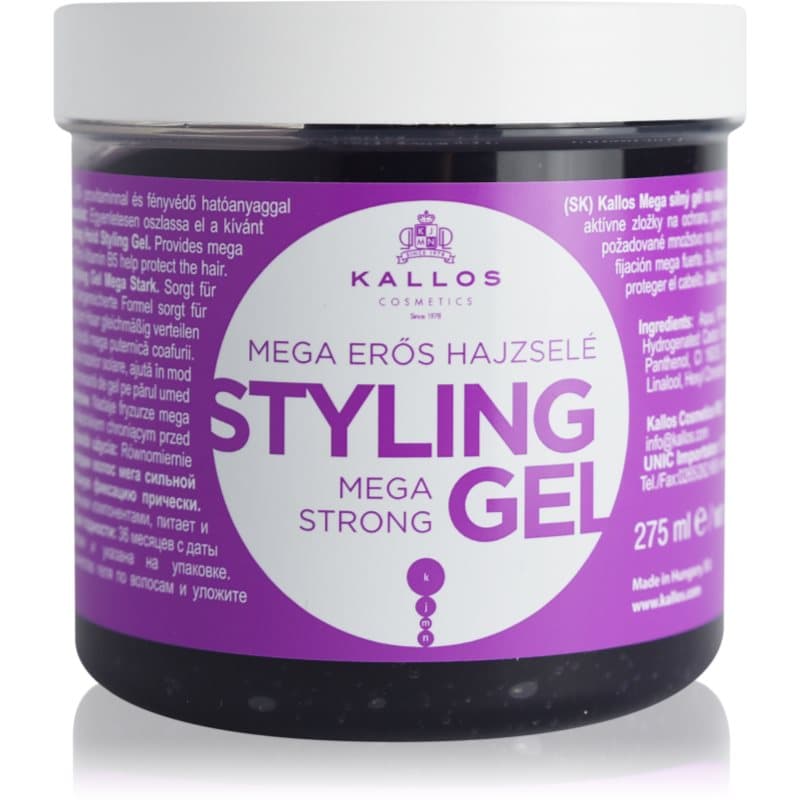 KJMN Mega Strong Styling Gel ultra mocny żel do włosów