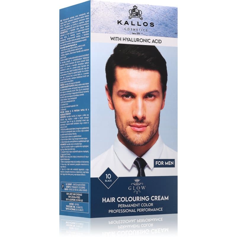 Glow Lasting Cream Colour trwała farba do włosów dla mężczyzn odcień Black
