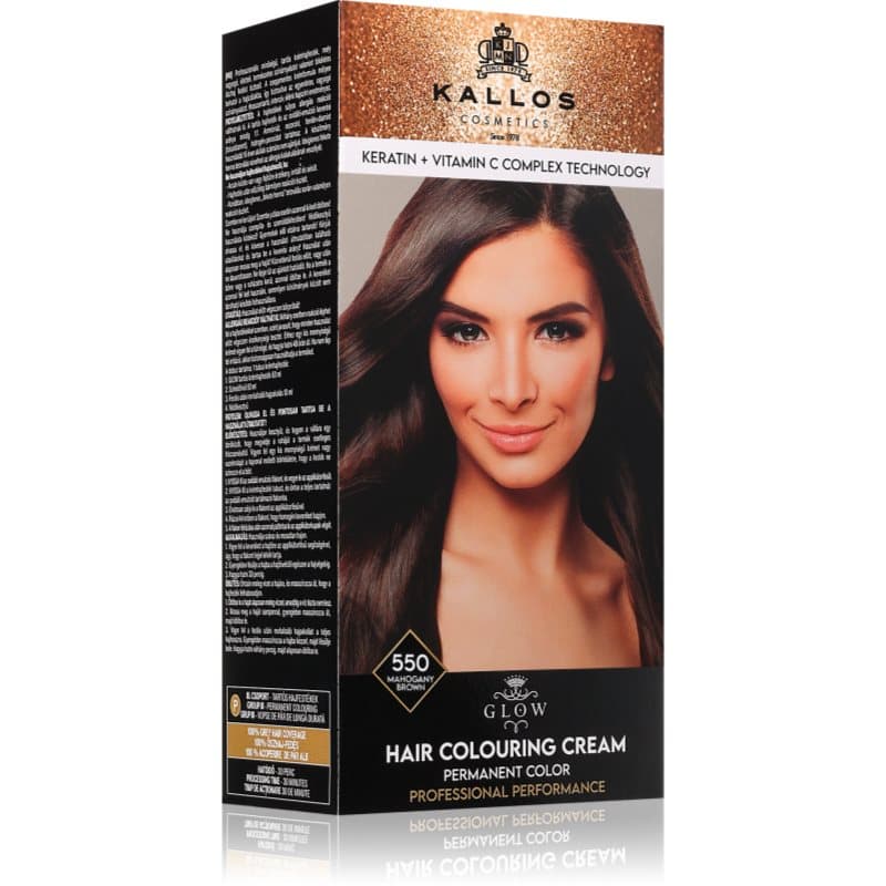 Glow Lasting Cream Colour trwała farba do włosów odcień Mahogany Brown