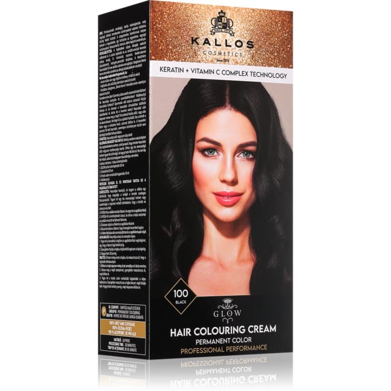 Glow Lasting Cream Colour trwała farba do włosów odcień Black
