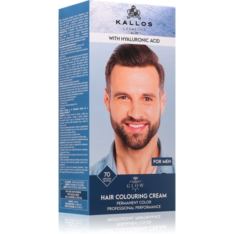 Glow Lasting Cream Colour trwała farba do włosów dla mężczyzn odcień Medium Blond