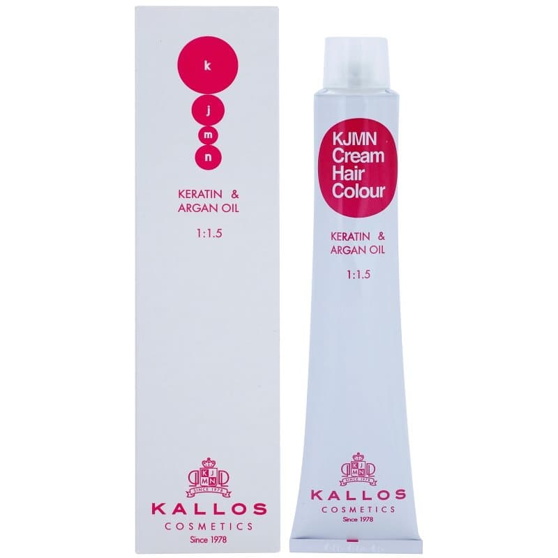 KJMN Professional Cream Hair Colour Keratin & Argan Oil farba do włosów z keratyną i olejkiem arganowym odcień 12.81 Special Ultra Blonde 100