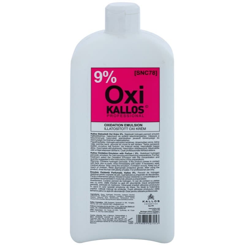 Kallos Classic Oxi utleniacz w kremie 9% do profesjonalnego użytku