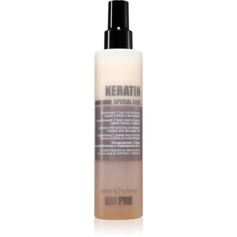 Keratin 2 Phase Restructiring Conditioner pielęgnacja bez spłukiwania dla łatwego rozczesywania włosów