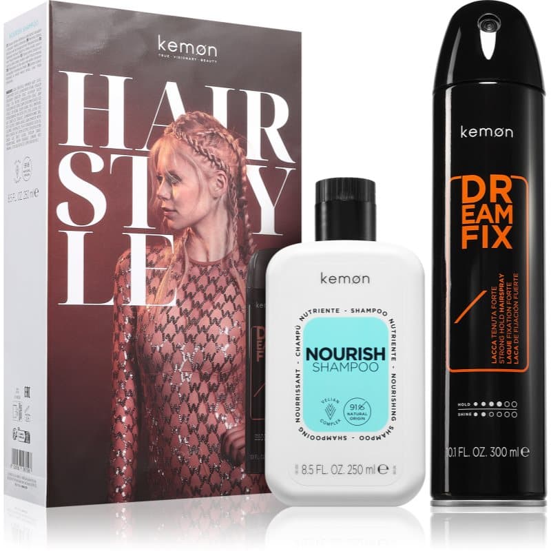 Nourish i Dreamfix zestaw: szampon i lakier