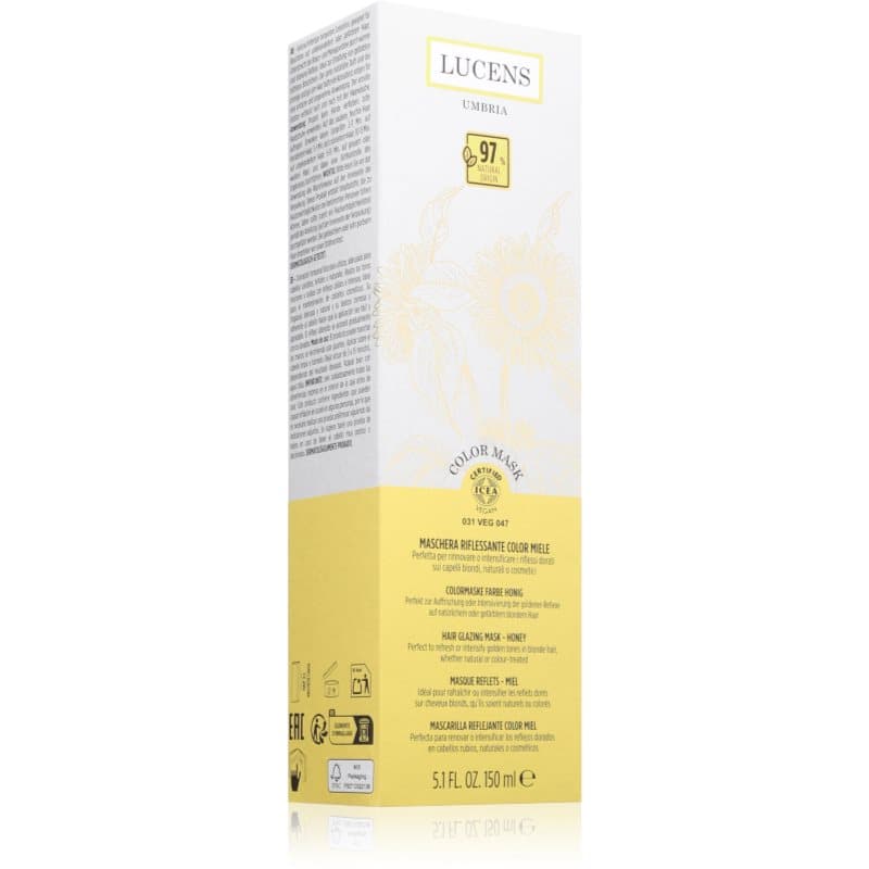 Lucens Umbria maska koloryzująca do włosów odcień Honey