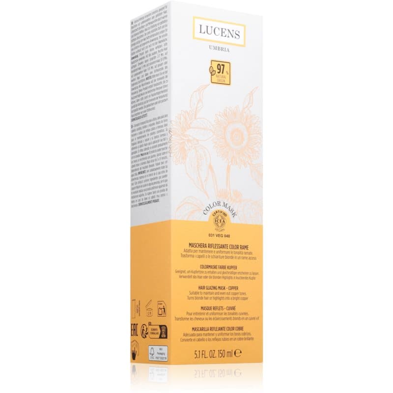 Lucens Umbria maska koloryzująca do włosów odcień Copper