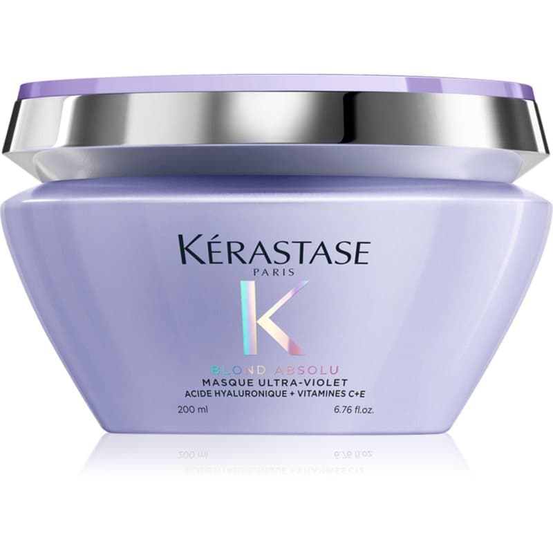 Blond Absolu Masque Ultra-Violet intensywna pielęgnacja do włosów rozjaśnionych, z pasemkami w odcieniu chłodnego blondu