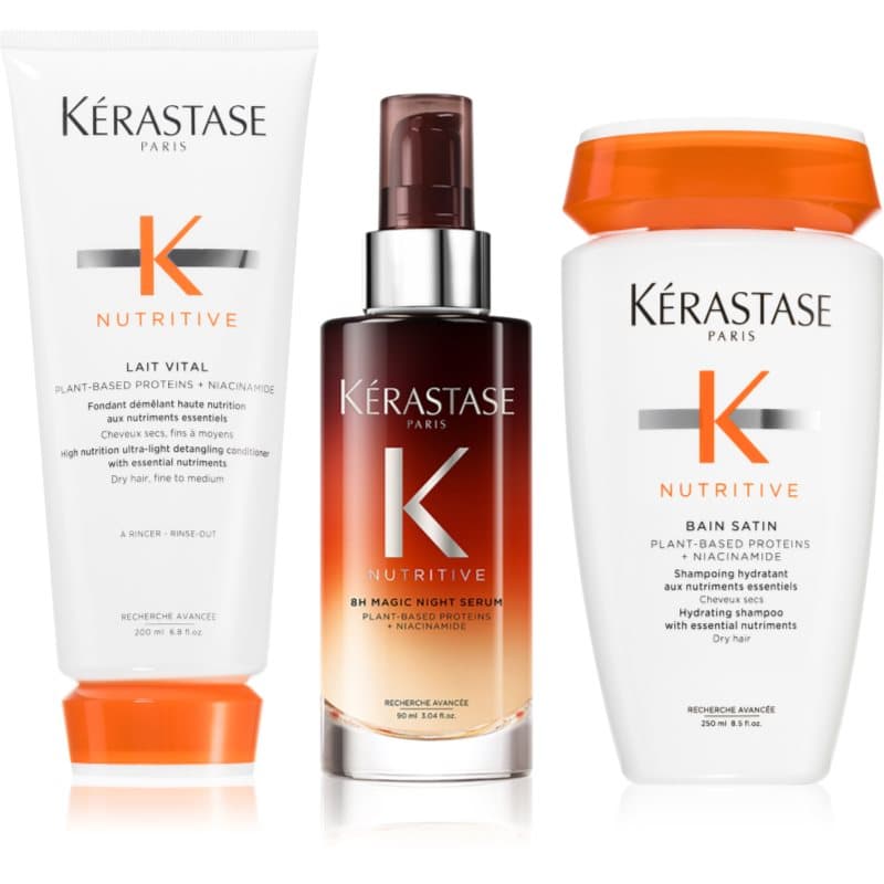 Nutritive 8H bundle wygodne opakowanie intensywnie nawilżający do włosów suchych