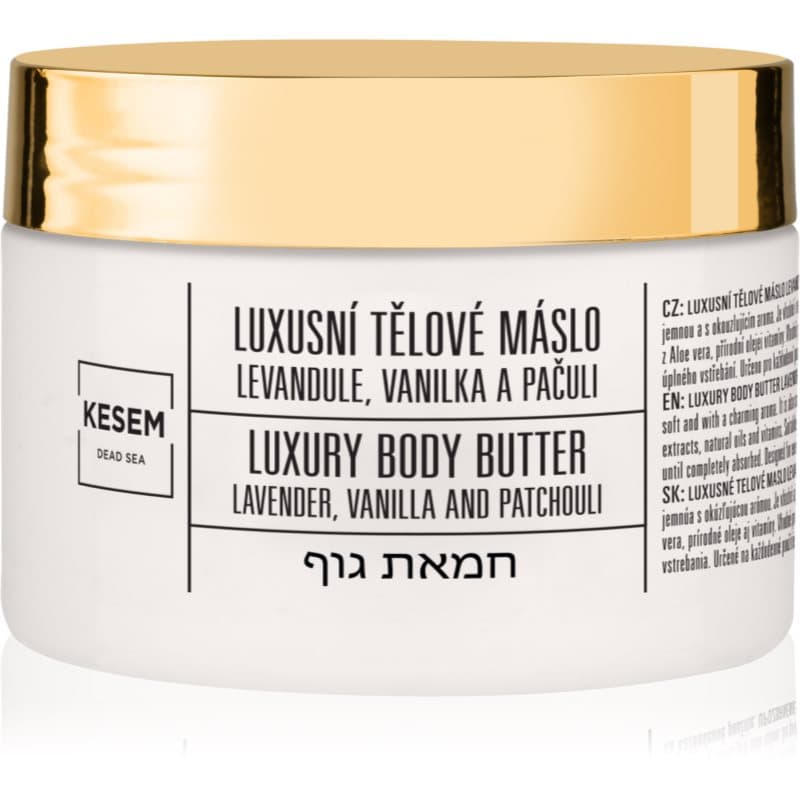 Luxury Body Butter Lavender, Vanilla & Patchouli masło do ciała levandule, vanilka a pačuli