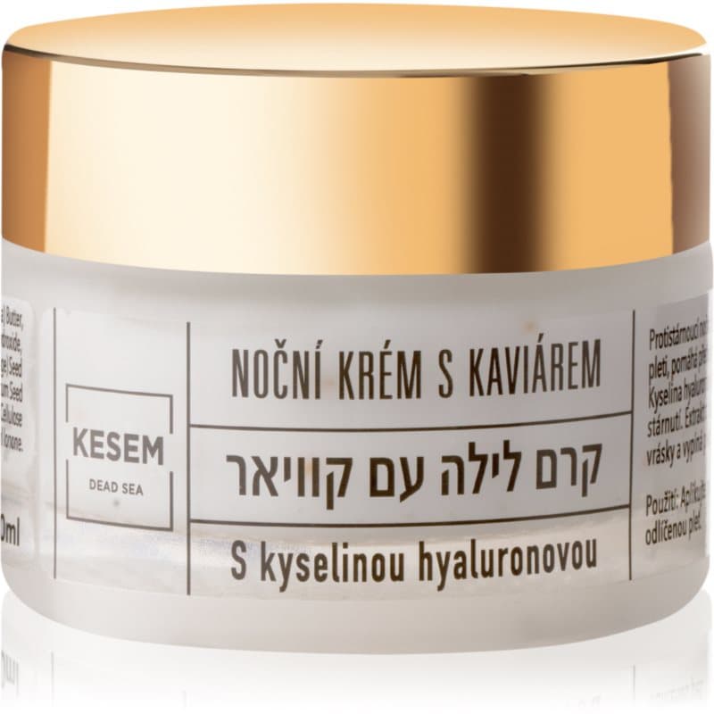 Night Cream with Caviar and Hyaluronic Acid krem na noc z kawiorem i kwasem hialuronowym