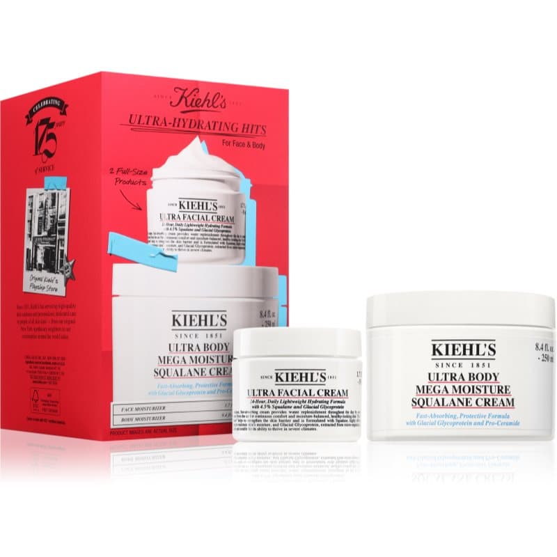 Ultra Body Mega Moisture Squalane Cream zestaw upominkowy do ciała i twarzy dla kobiet
