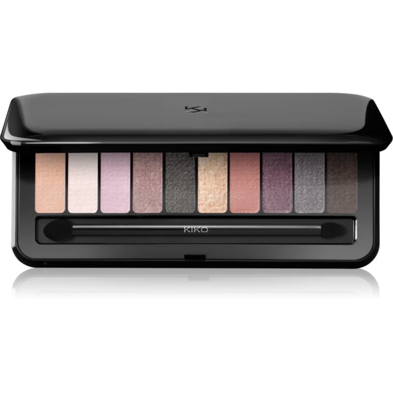 Soft Nude paleta 10 cieni do powiek z pędzelkiem odcień 01 Garden Rose