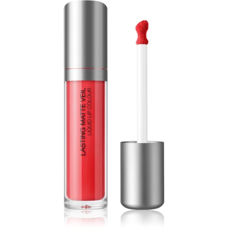 Lasting Matte Veil długotrwała szminka w płynie z matowym wykończeniem odcień 12 Crimson Red