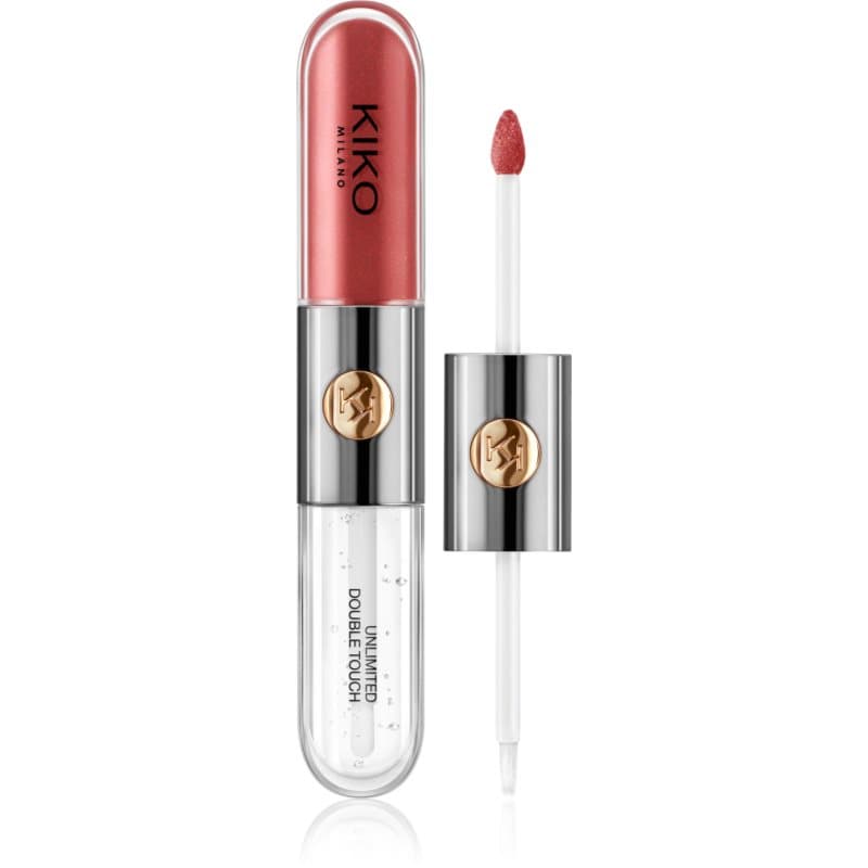 Unlimited Double Touch długotrwała szminka w płynie z połyskiem odcień 108 Satin Currant Red