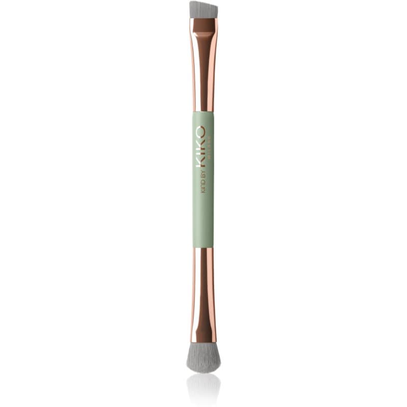 Kind By Kiko Double Eye brush pędzel do cieni do powiek dwustronny