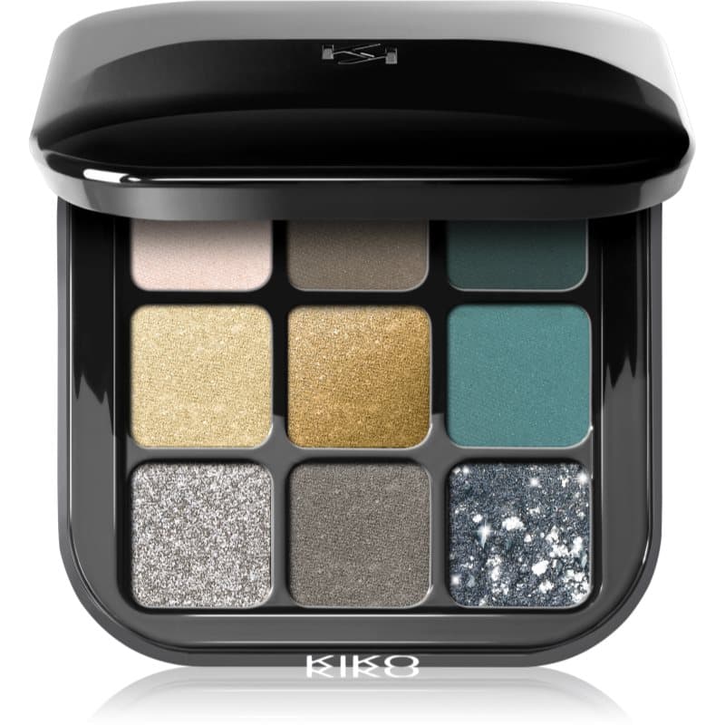 Glamour Multi Finish paleta cieni do powiek odcień 06 Green Vibes