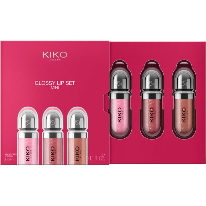 Glossy Lip Set Mini zestaw błyszczyków opakowanie