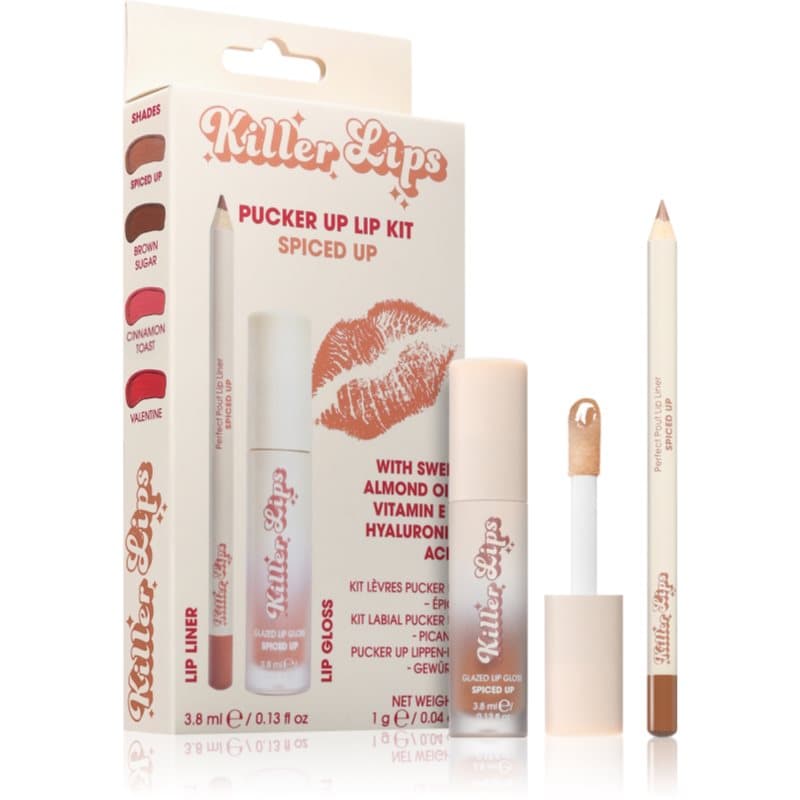 Pucker Up Lip Kit zestaw do ust dla kobiet Spiced Up