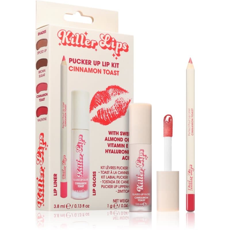 Pucker Up Lip Kit zestaw do ust dla kobiet Cinnamon Toast