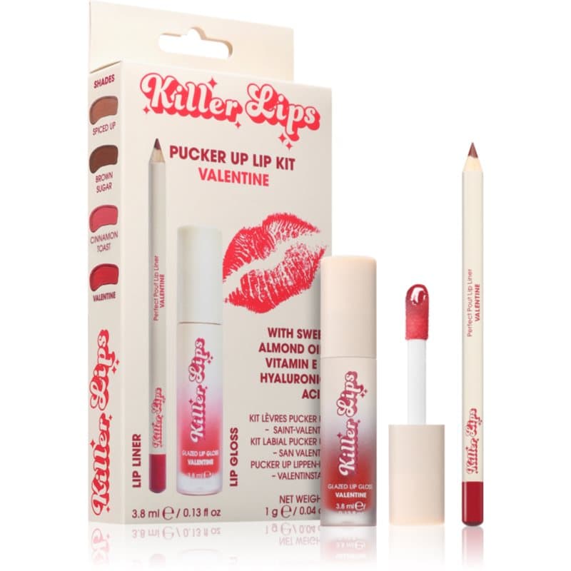 Pucker Up Lip Kit zestaw do ust dla kobiet Valentine
