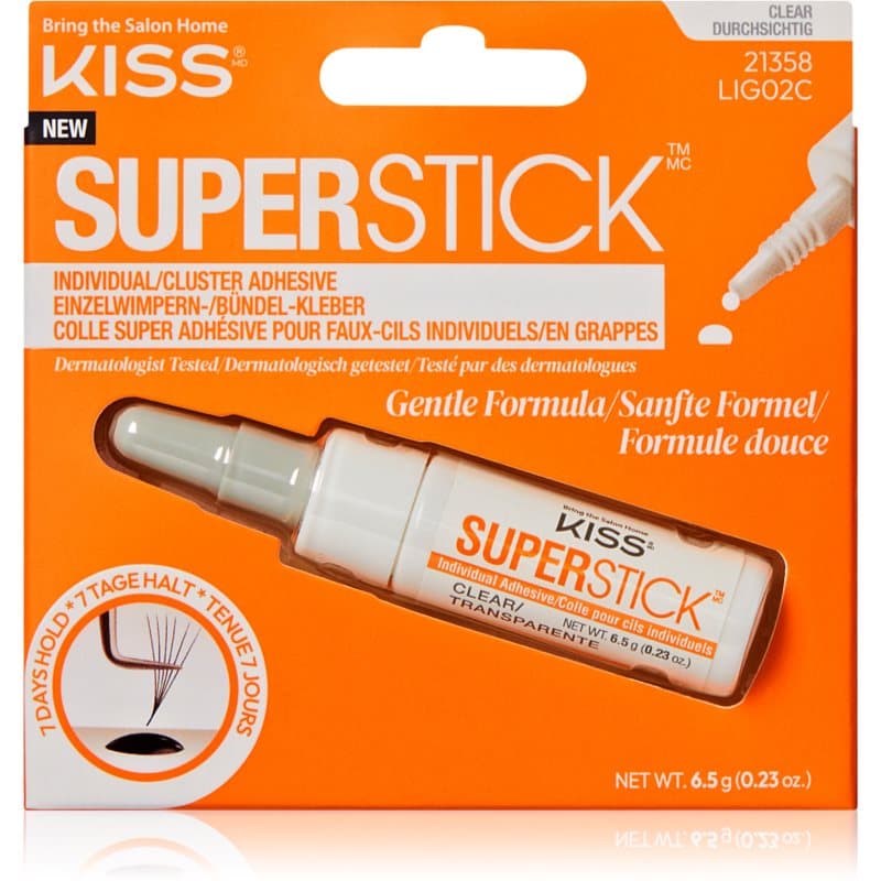 Superstick Glue klej do sztucznych rzęs Clear