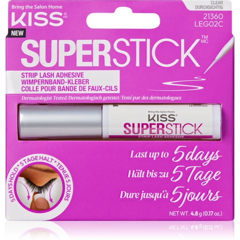 Superstick Extended Wear klej do sztucznych rzęs Clear