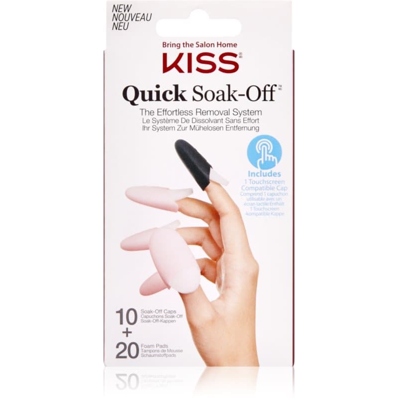 Quick Soak-Off Remover Caps zestaw do paznokci